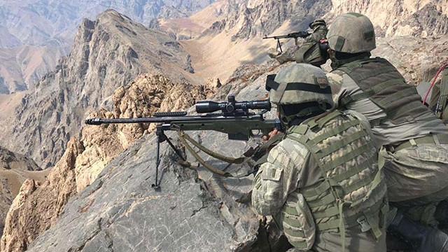Irak kuzeyinde 2 terörist etkisiz hale getirildi
