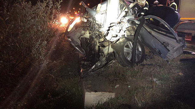 Astsubay trafik kazasında hayatını kaybetti