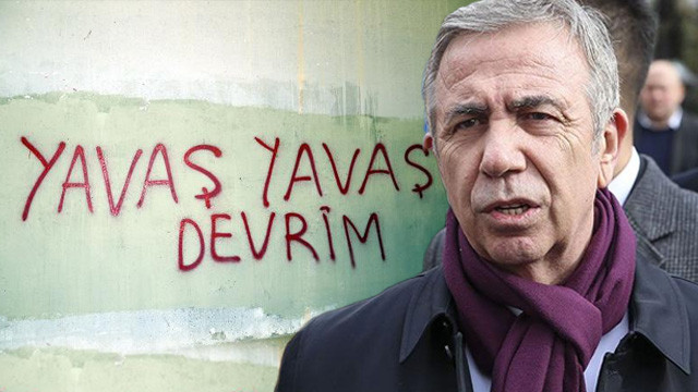 Mansur Yavaş'tan o duvar yazısına sert tepki !