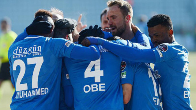 Erzurumspor'un 8 maçlık galibiyet hasreti sona erdi