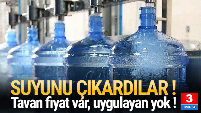 Damacana Suda Tavan Fiyat Var Uygulayan Yok Ekonomi