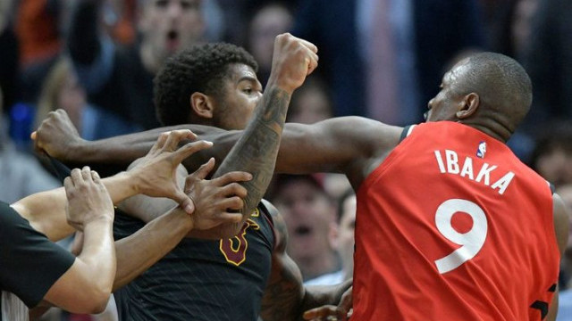 NBA'de yumruk yumruğa kavga