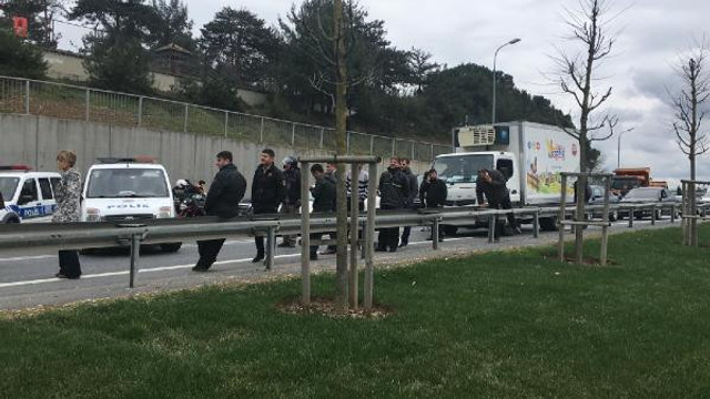 TEM Otoyolu kapatıldı ! Polisi alarma geçiren olay