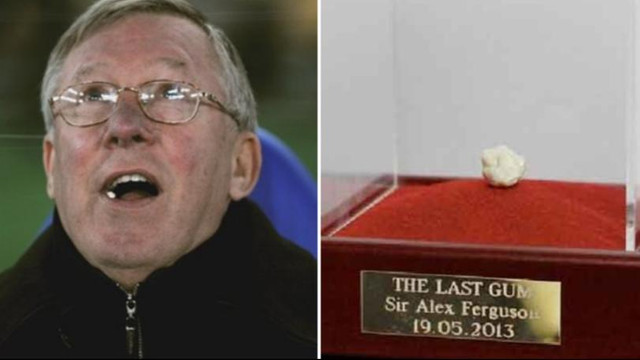 Sir Ferguson'un çiğnediği sakız açık artırmada !