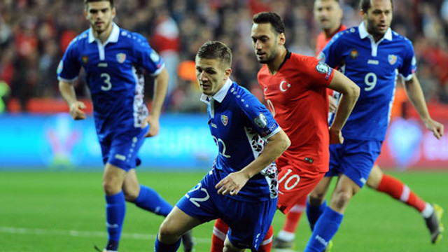 A Milliler Moldova'yı 4 golle mağlup etti