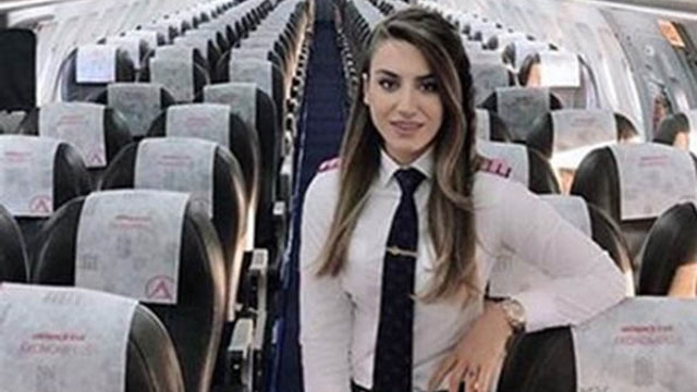 Yağmur Sarıoğlu uçaktan paylaştı