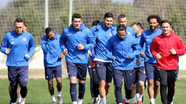Antalyaspor Galatasaray hazırlıklarını sürdürdü