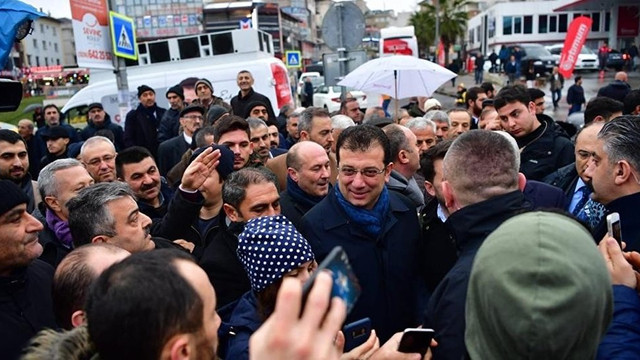 İstanbul'da Ekrem İmamoğlu'na mazbatayı ver sloganları