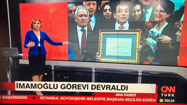 CNN Türk ekranlarında skandal Ekrem İmamoğlu hatası