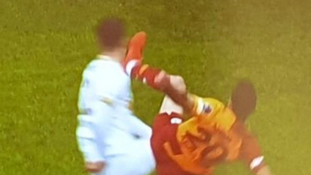 Galatasaray-Kayserispor maçına damga vuran pozisyon