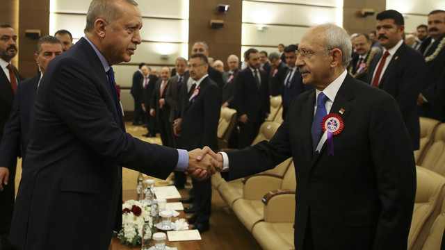 Erdoğan ve Kılıçdaroğlu saldırıdan sonra ilk kez yan yana
