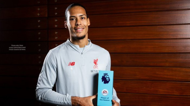 Virgil van Dijk'a bir ödül daha
