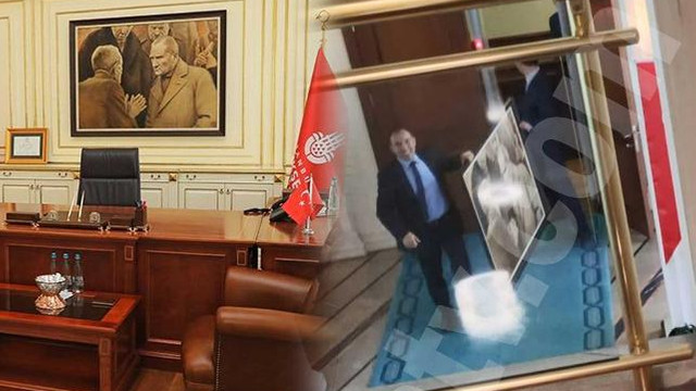 Atatürk portresini kim kaldırdı ?