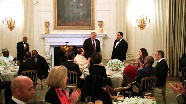 Trump Beyaz Saray’da iftar verdi
