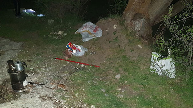 Kaçak kazı yapan 7 kişi suçüstü yakalandı