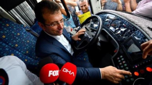 İmamoğlu 500T otobüs hattının başına geçti