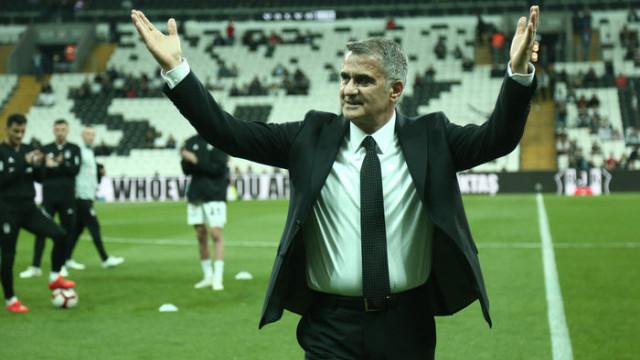 Şenol Güneş Beşiktaş'ın başındaki son maçına çıktı
