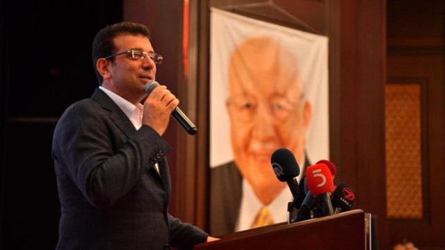 İmamoğlu Saadet Partisi'nin iftarına katıldı