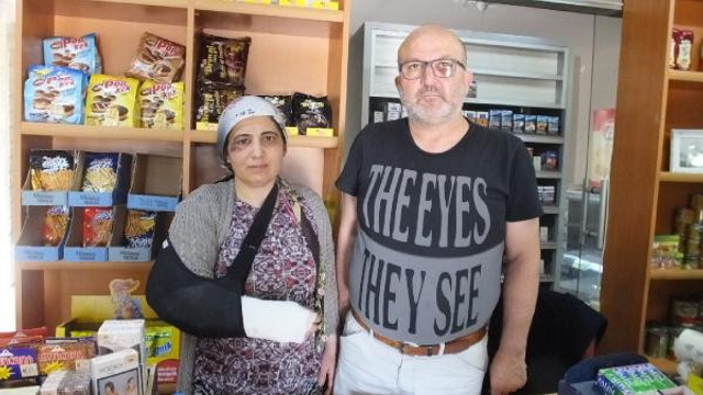 Bakkal ve eşine akılalmaz dayak !