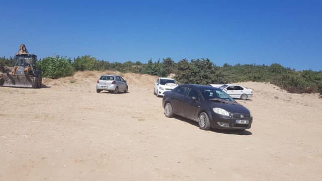 Belediyeden plaj istilasına son ! İş makineleriyle girdiler!