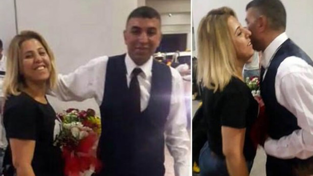 Karısını öldürmeden önce çiçeklerle karşılamış