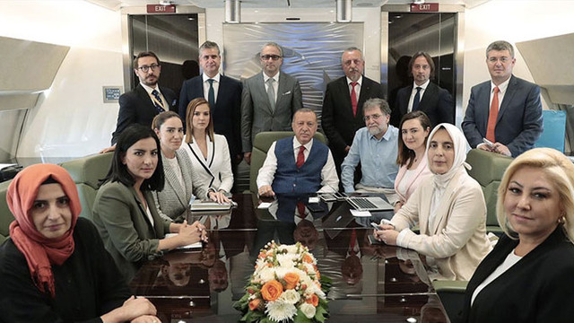 Ahmet Hakan 'Erdoğan’ın uçağına asla ve kat’a binmeyeceğim'' demişti ama...