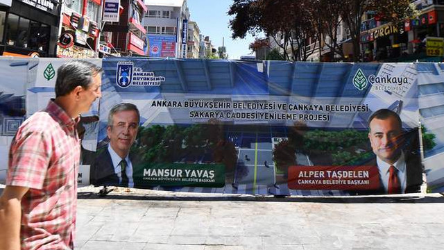 Kızılay'ın ünlü cadde ve sokaklarına makyaj