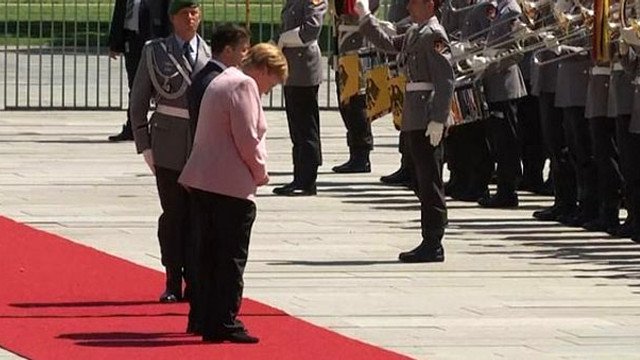 Merkel yine titredi