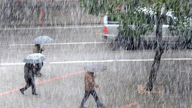 Dikkat ! Meteoroloji'den hem dolu hem sağanak uyarısı