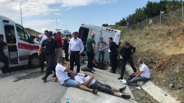 Kuzey Marmara Otoyolu'nda kaza: Çok sayıda yaralı var