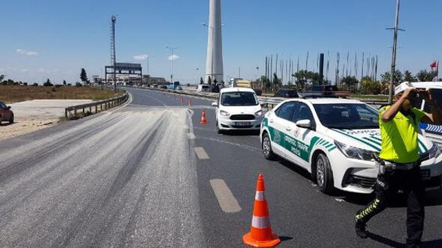 D-100 Karayolu Ankara yönü trafiğe kapatıldı