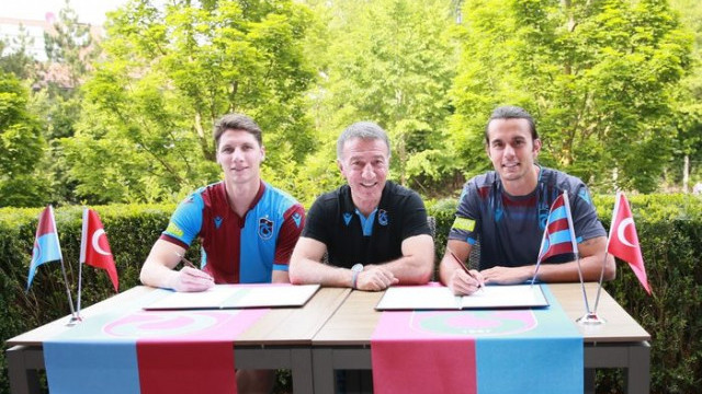 Trabzonspor'da Campi ve Erce için imza töreni düzenlendi