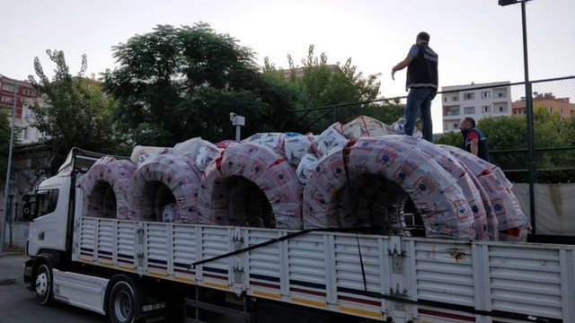 Batman'da 1 ton esrar ele geçirildi