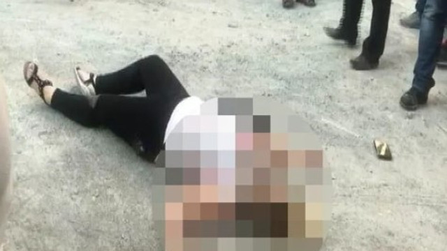 Sokak ortasında genç kadına infaz