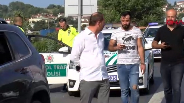 TEM'de zincirleme kaza! Sürücü kalp krizi geçirdi