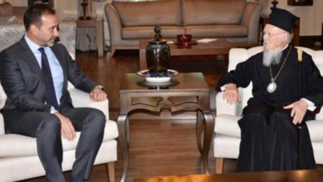 Patrikten MHP'li başkana ziyaret