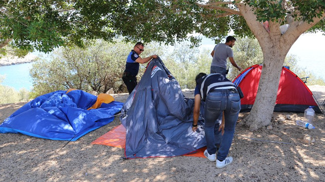 Turizm cennetinde ''çadır'' operasyonu