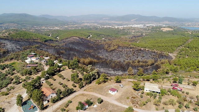 Muğla'daki facia drone ile görüntülendi