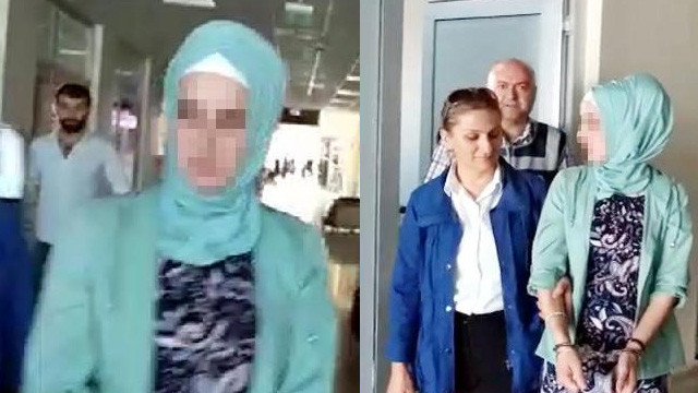 Hamile taklidi yapan kadını, polisin dikkati ele verdi !
