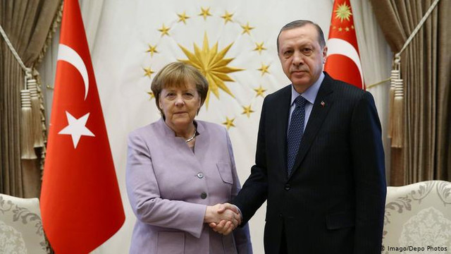 Cumhurbaşkanı Erdoğan, Merkel ile görüştü