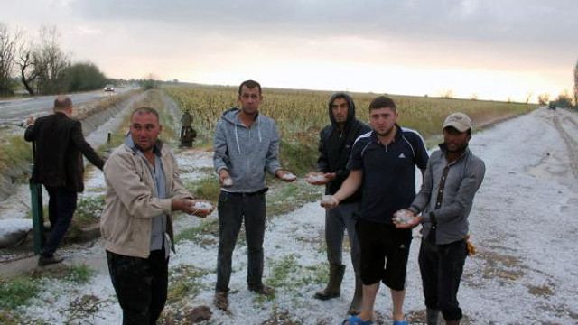 Aksaray'ı dolu vurdu ! 10 bin dekarlık alan zarar gördü