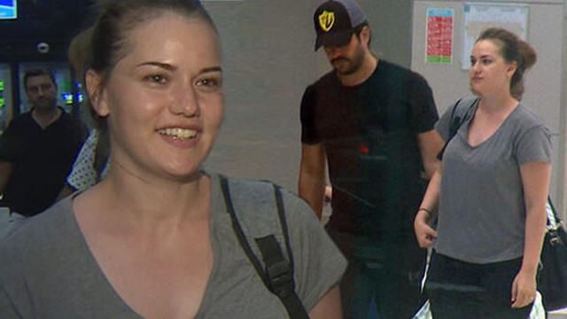 Kilolu haliyle olay olan Fahriye Evcen'den bornozlu paylaşım