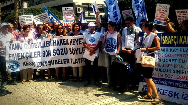 KESK’ten iş bırakma eylemi