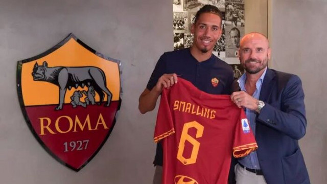 Roma, Chris Smalling'i 1 yıllığına kiraladı
