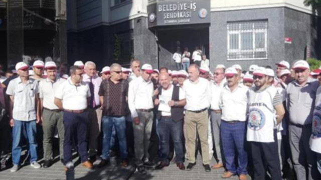 İBB çalışanlarından A Haber protestosu !