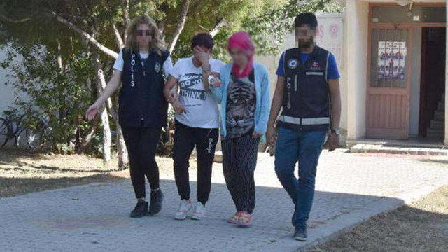Aile boyu rezalet ! Genç kadın, ablası ve eski eşi yakalandı