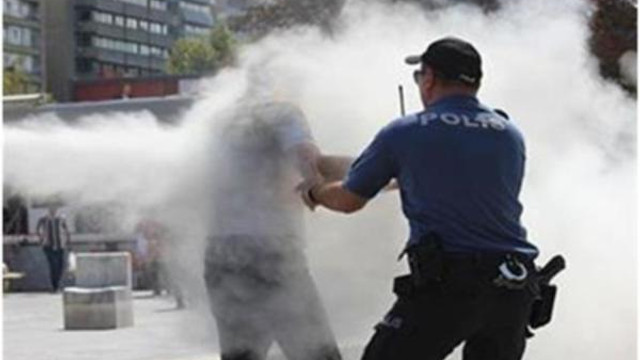Ekonomik sıkıntılar yüzünden Ankara'nın ortasında kendisini yaktı