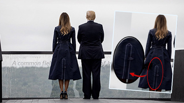 Melani Trump'ın kıyafet ABD'yi karıştırdı