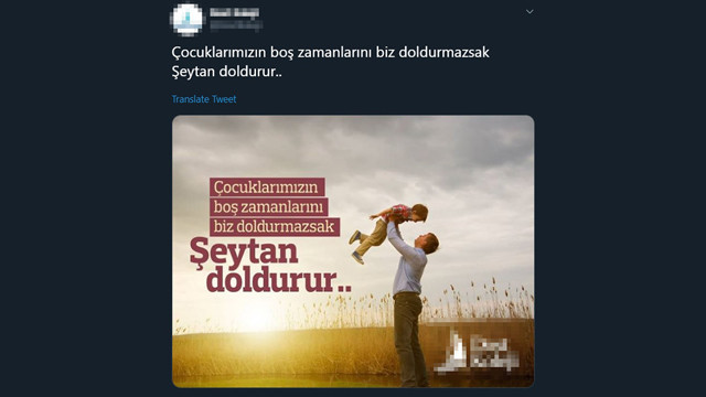 Özel kolejden skandal paylaşım: ''Şeytan doldurur...''