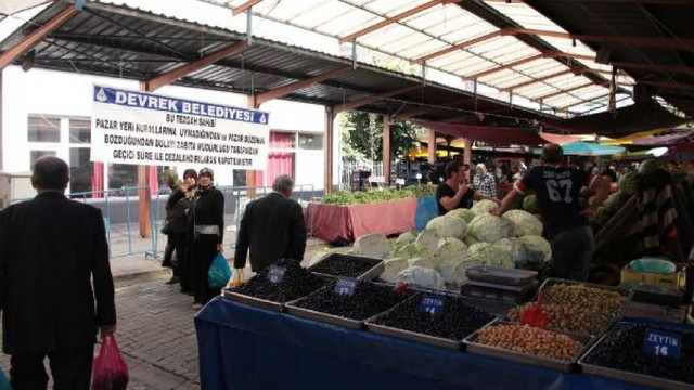 Müşteriye kötü davranan pazarcıya tezgah yasağı !